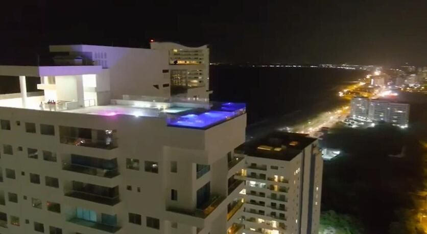 Sunset Oceanview Balcony Walk To Oldtown Pool Ac Apartamento Cartagena