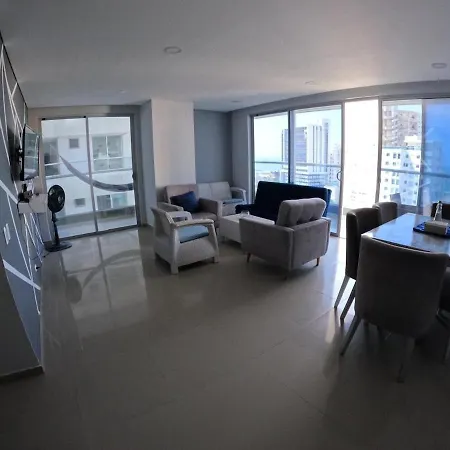 Sunset Oceanview Balcony Walk To Oldtown Pool Ac Apartamento Cartagena